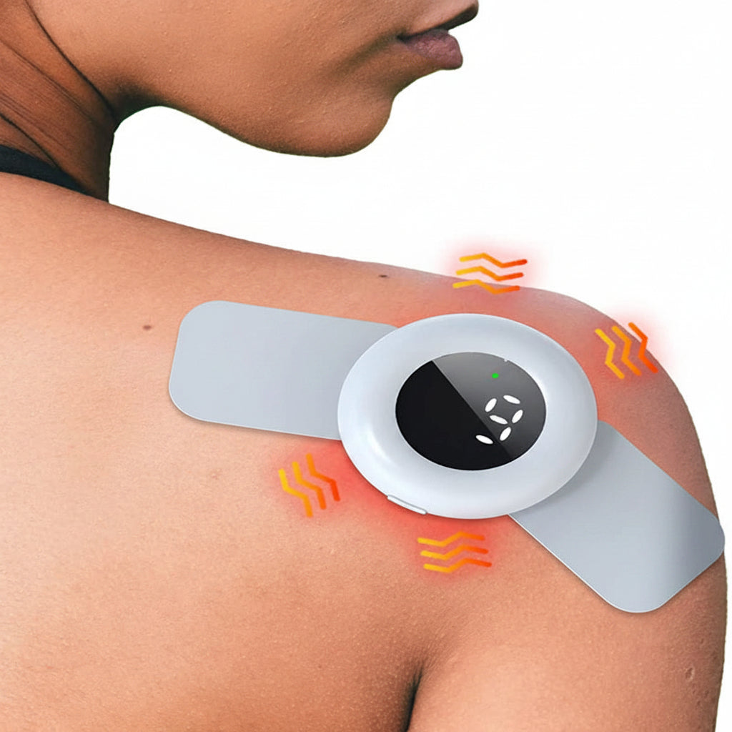 KTS TENS EMS Muscle Stimulator – Wireless 20-Level Massager with 650nm/808nm Laser Therapy for Neck, Body and Muscle Pain Relief