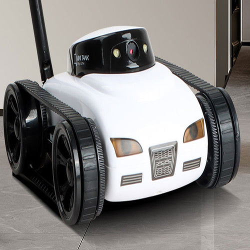 WiFi Remote Control Tank Toy – Four-Channel Tracked Camera Car with Real-Time Video Transmission for Kids Interactive Driving and Exploration