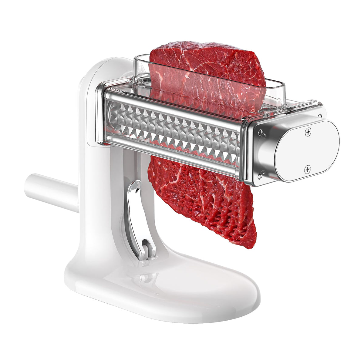 Manual Meat Tenderizer Machine – Stainless Steel Rolling Steak Cuber and Flattening Tool for Beef, Poultry and Professional Kitchen Preparation