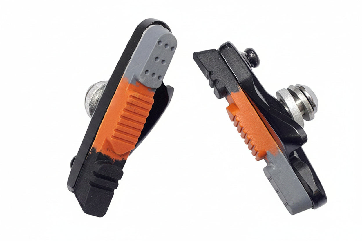 Road Bike Brake Pads – Lightweight Aluminum Alloy C Brake Shoes with Durable Rubber for Reliable Cycling Performance