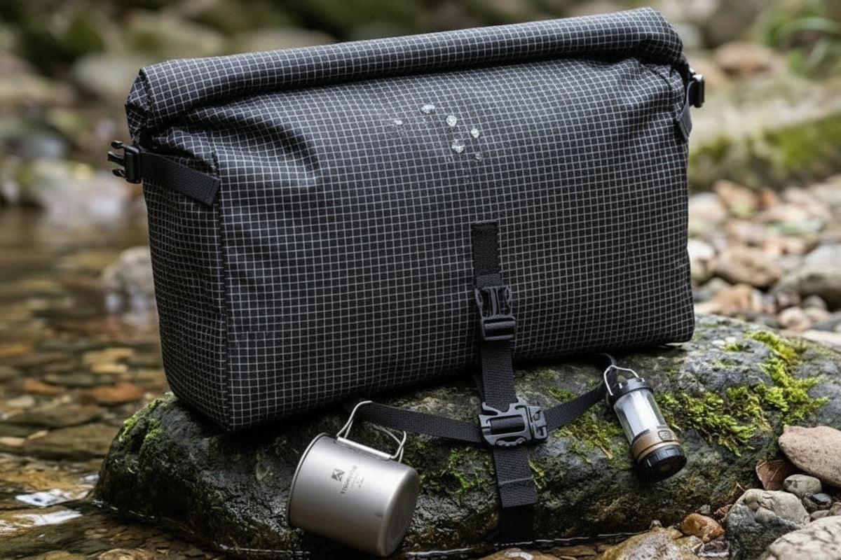 Ultralight Dyneema Backpack Pouch – Waterproof Top-Lid Expansion Bag for Hiking and Mountaineering with Multifunction External Gear Storage
