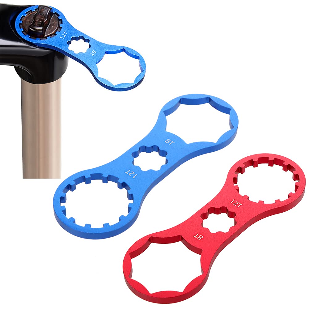 Bike Front Fork Wrench – Ultralight Aluminum Repair Tool for Suntour and RST Suspension Fork Maintenance