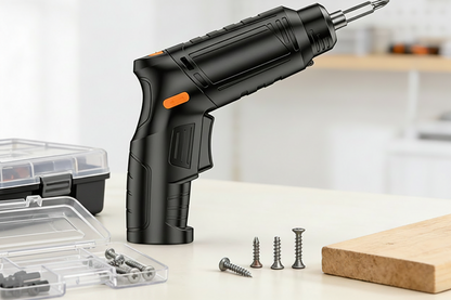 Electric Screwdriver – 2-in-1  4.5N·m Cordless Power Driver with Manual Mode, USB Charging and Compact Design for Furniture Cabinet Assembly