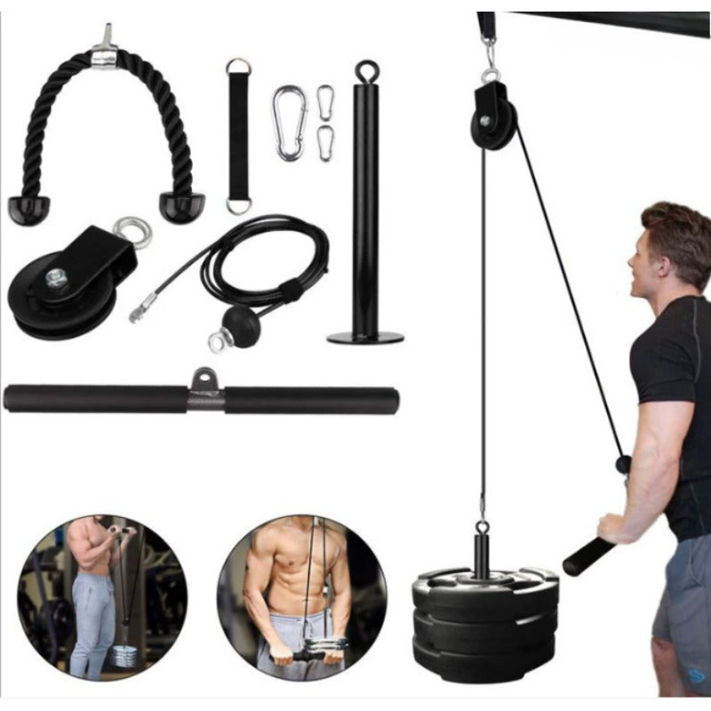 Home Gym Pulley System – Fixed Gantry Cable Block for Weight Lifting, Core Training and Full Body Resistance Workouts