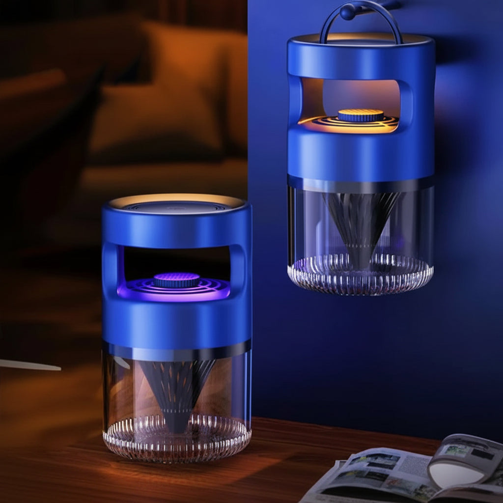 Portable Ion Purification Mosquito Killer Lamp – Quiet Plug-In Electric Fly Trap with Charging Function for Indoor Pest Control