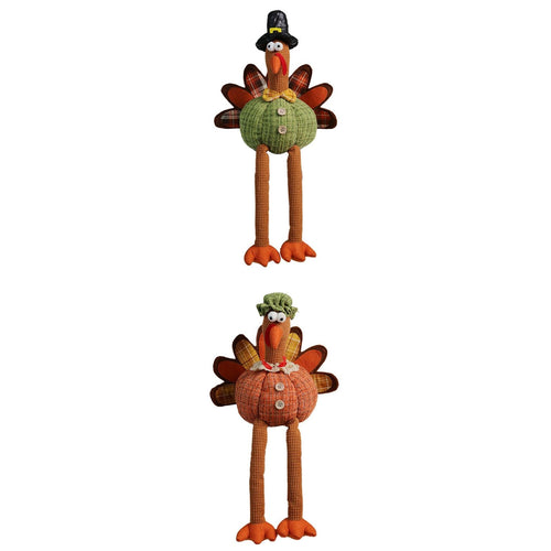 Thanksgiving Turkey Hanging Decoration – Festive Autumn Harvest Dangling Ornament for Seasonal Home, Porch and Fall Holiday Displays