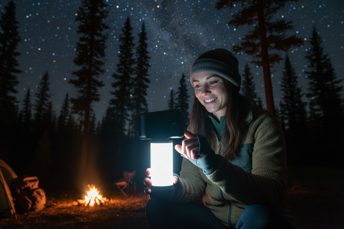 Panorama Fill Light – 360° Portable LED Vlogging Light for Insta360, GoPro and DJI Cameras, Ideal for Cycling, Selfies and Outdoor Video