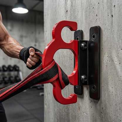 Wall Mount Resistance Band Anchor – Heavy-Duty Iron Exercise Hook for Home Gym Strength Training, Body Shaping, Fitness Workouts and Cable Exercises