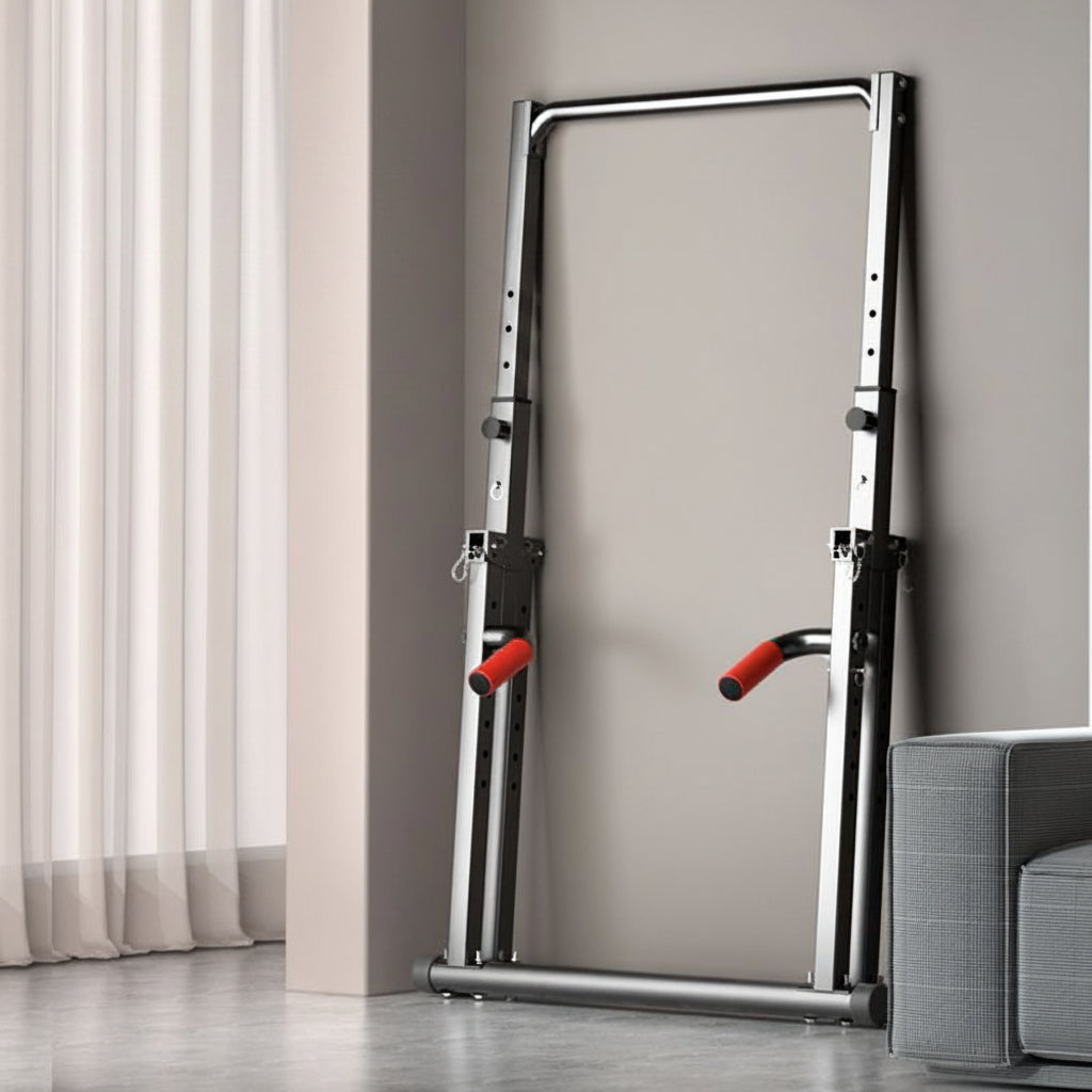 Foldable Pull Up Bar Station – Indoor Horizontal Bar Fitness Equipment for Kids and Family Strength Training at Home