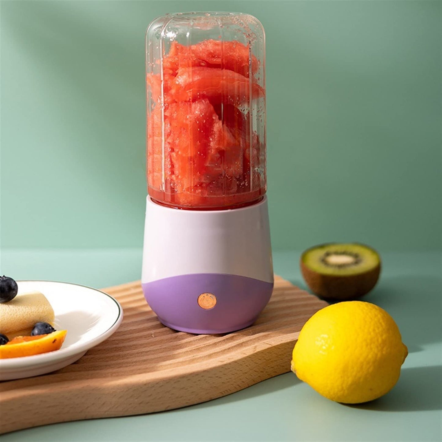 Portable USB Blender Cup – 500ml Rechargeable Juicer Bottle for Fresh Smoothies, Juice and Shakes at Home or Travel