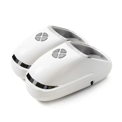 Air Pressure Foot Massage Boots – Reflexology Shiatsu Massager Shoes with Heat Compression for Relaxation and Improved Circulation.