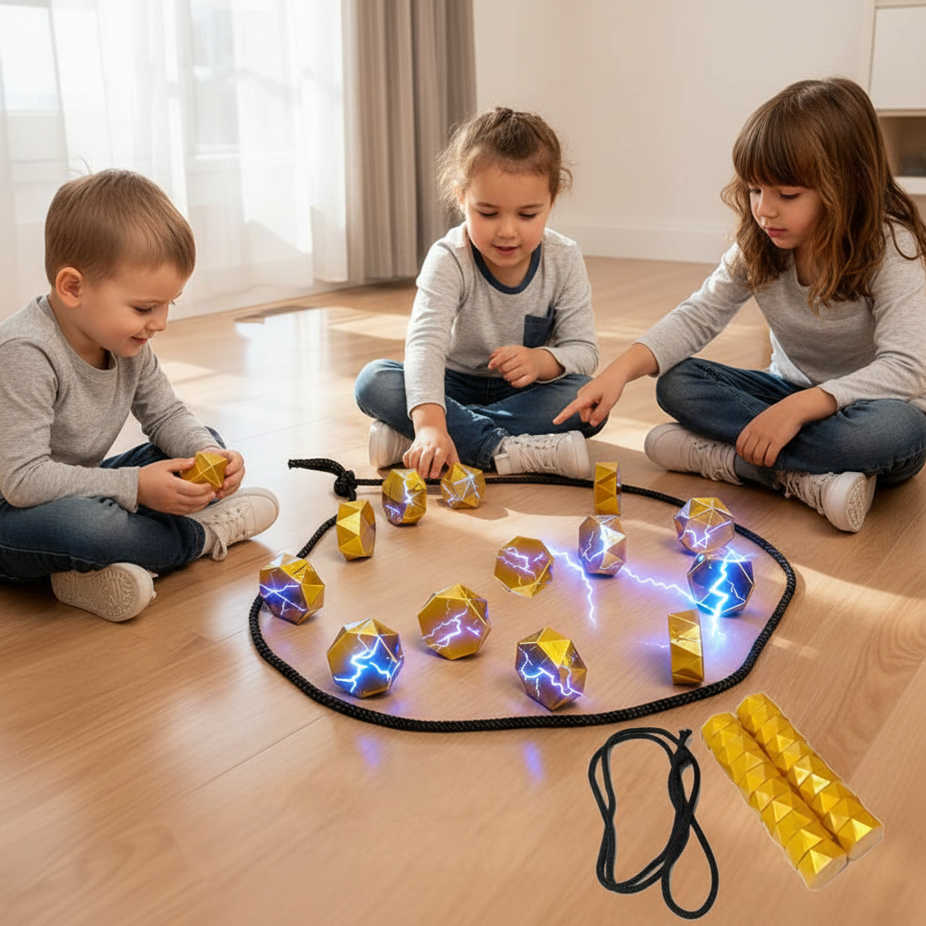 Magnetic Stones Strategy Game – Interactive Magnet Board Party Game for Kids, Adults and Families with Fun Skill-Building Challenges