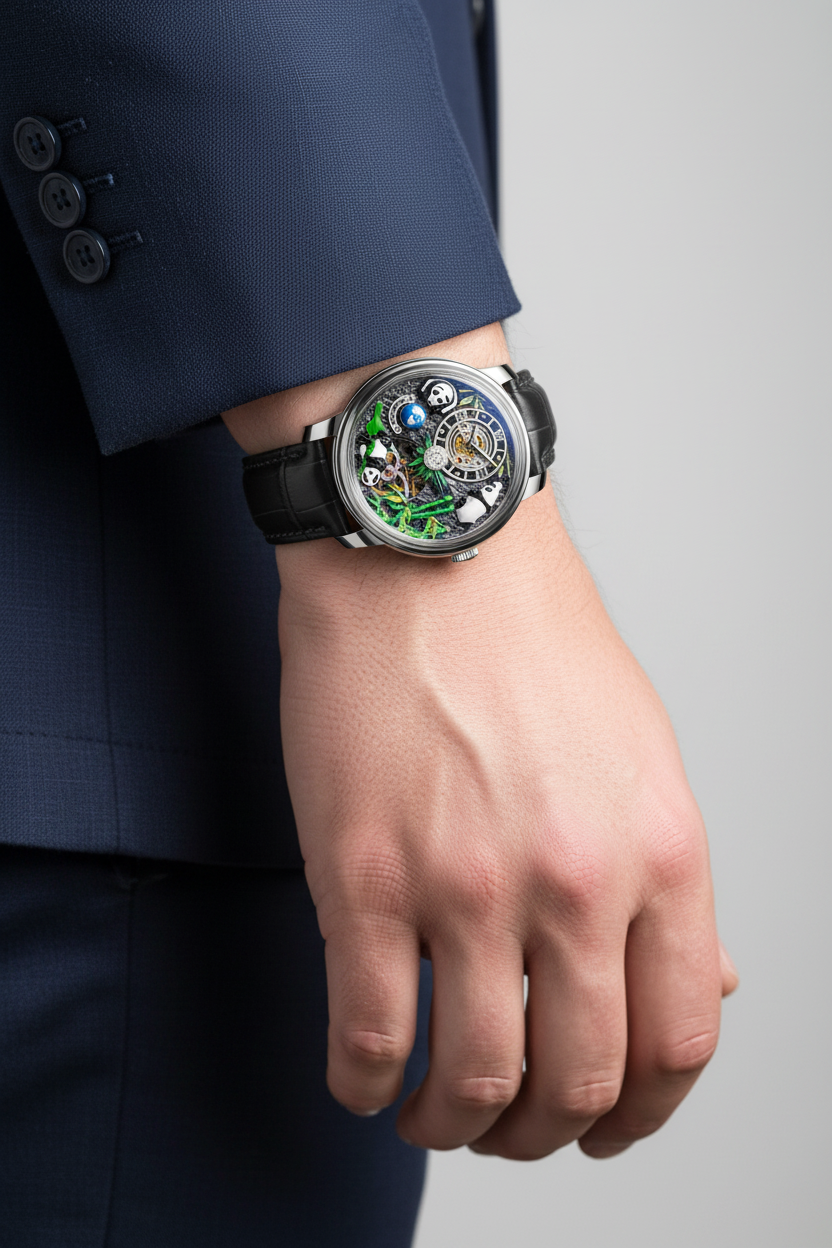 Luxury Waterproof Mechanical Wristwatch - Stainless Steel Mens Watch with Automatic Movement and Premium Designer Style