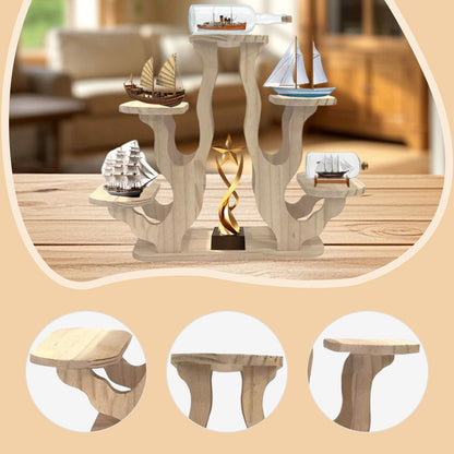 Desktop Display Stand – Multi Tier Plant and Collectible Rack for Figurines, Crafts and Home Office Decoration