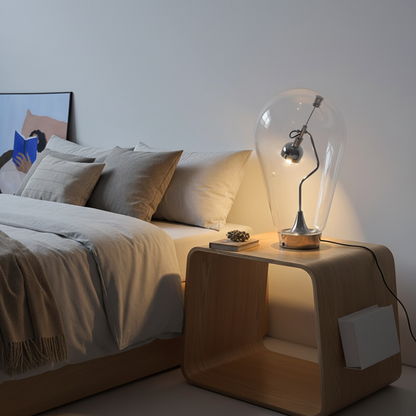 Nordic Magnetic Gravity Table Lamp – Adjustable Designer LED Bedside Light for Reading, Bedrooms and Modern Home Decor