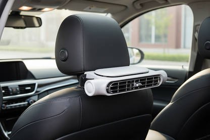 Car Seat Cooling Fan – Portable Vehicle Cooling Cushion with Air Circulation for Hot Weather Driving, Commuting and Comfortable Road Trips