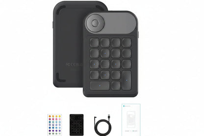 Keydial Mini Wireless Keyboard – Compact Bluetooth Keyboard with Multifunction Dial for Desktop, Tablet, Laptop and Creative Workspaces