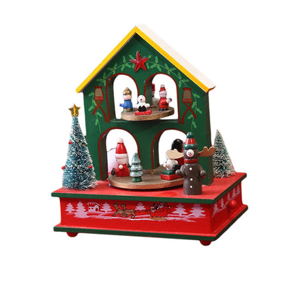 Christmas Collectible Music Box – Decorative Holiday Ornament with Festive Melody for Seasonal Home Display and Gift Giving