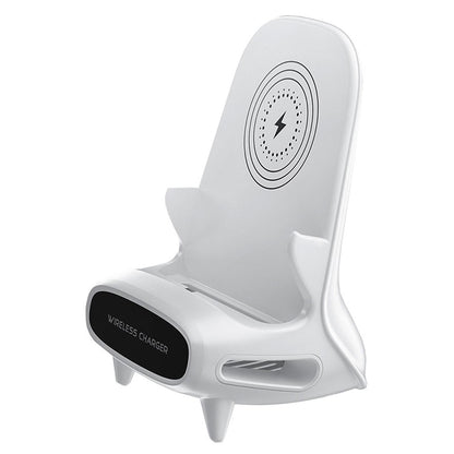 Wireless Charging Dock – 15W Multi-Protection Fast Charger Stand for Convenient Smartphone Charging at Home, Office and Bedroom