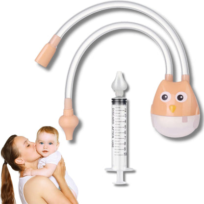 Baby Nasal Aspirator Cleaner-Gentle Nose Suction Device for Infant Congestion Relief and Daily Hygiene Care