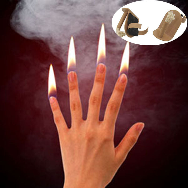 Finger Fire Magic Trick Set – Professional Flame Illusion Props for Stage Performances, Street Magic and Entertainment Shows