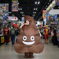 Inflatable Poop Costume - Funny Novelty Party Outfit for Pranks, Halloween Events and Entertaining Cosplay Fun