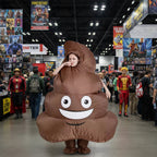 Inflatable Poop Costume - Funny Novelty Party Outfit for Pranks, Halloween Events and Entertaining Cosplay Fun