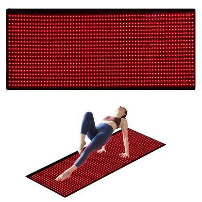 Full Body Red Light Therapy Mat – Large Infrared LED Blanket with 660nm and 850nm Lights for Wellness, Muscle Recovery and Relaxation