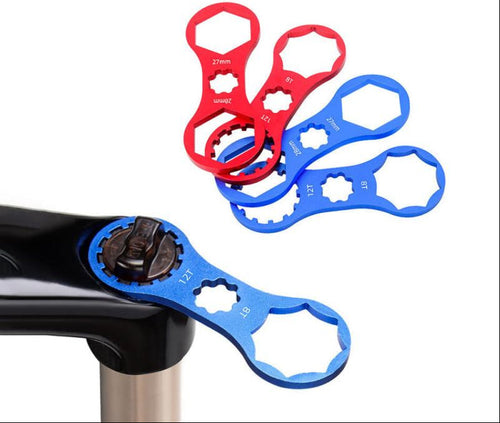 Bike Front Fork Wrench – Ultralight Aluminum Repair Tool for Suntour and RST Suspension Fork Maintenance