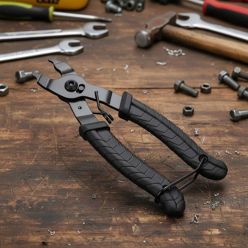 Bike Chain Link Pliers Tool – Anti Slip Cycling Chain Removal Clamp for Quick Bicycle Chain Repair and Maintenance.