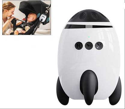 Portable Baby Sound Machine – Bluetooth White Noise Device with Natural Soothing Sounds for Sleep, Travel, Nursery and Infant Calming