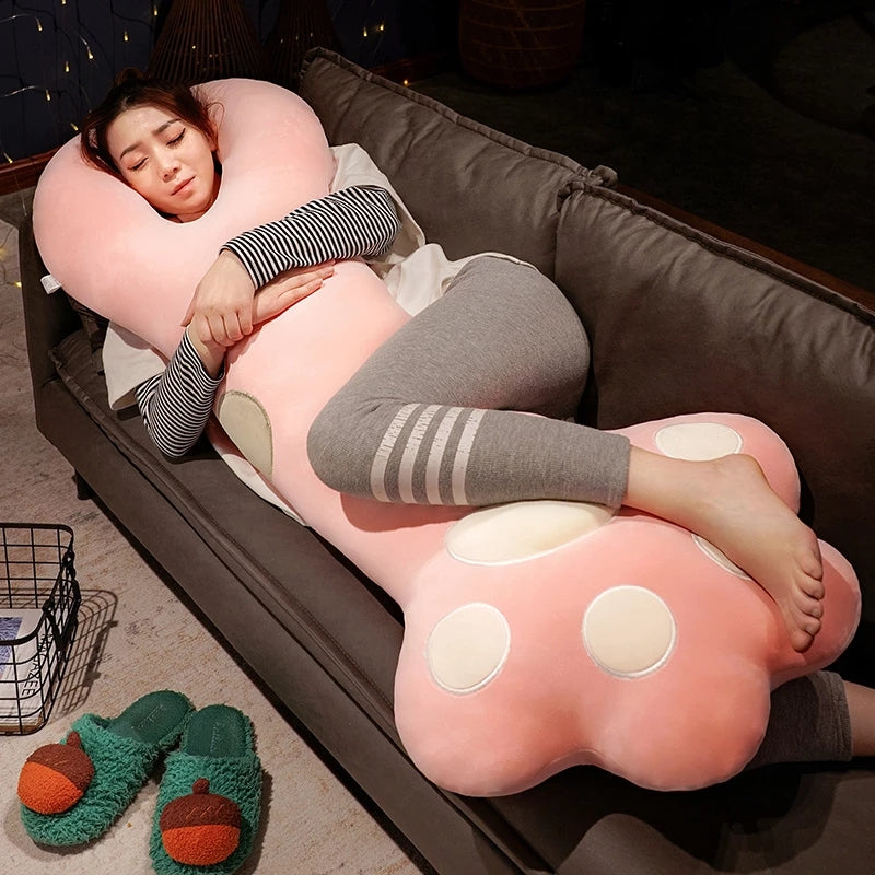 Giant Cat Paw Plush Pillow - Soft Decorative Cushion for Bedrooms, Gifts and Cozy Relaxation