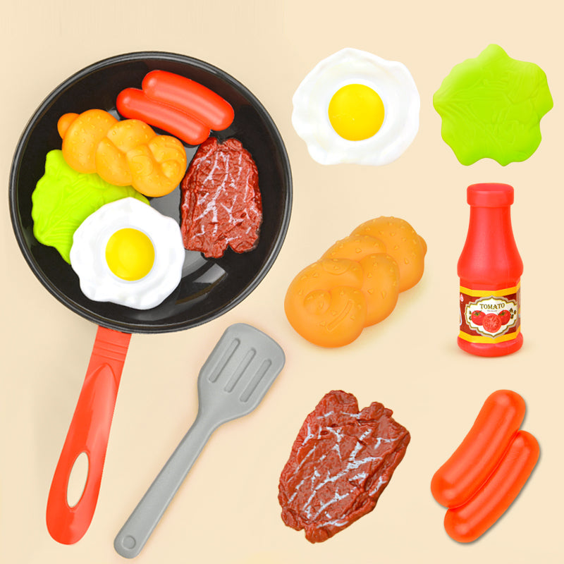 Pretend Cooking Kitchen Toy Set - Educational Roleplay Accessories for Kids Creative Learning and Imaginative Play
