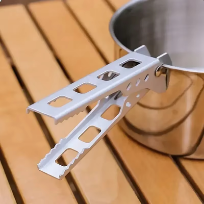 Anti-Scalding Alloy Pot Clip – Heat-Resistant Bowl and Dish Gripper for Safely Handling Hot Pans, Plates and Kitchen Cookware