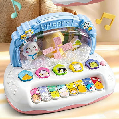 Electronic Piano Keyboard Toy-Musical Learning Instrument with Lights and Sounds for Kids Educational Development