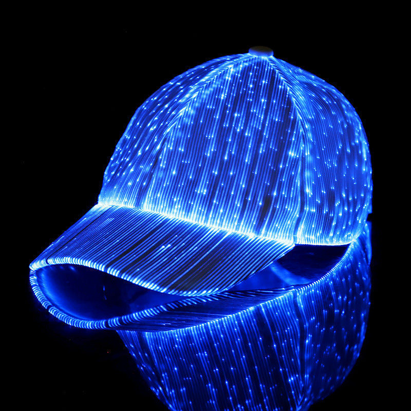 Glow Baseball Cap – Breathable Fluorescent Korean Style Hat for Concerts, Festivals, Night Running and Street Fashion