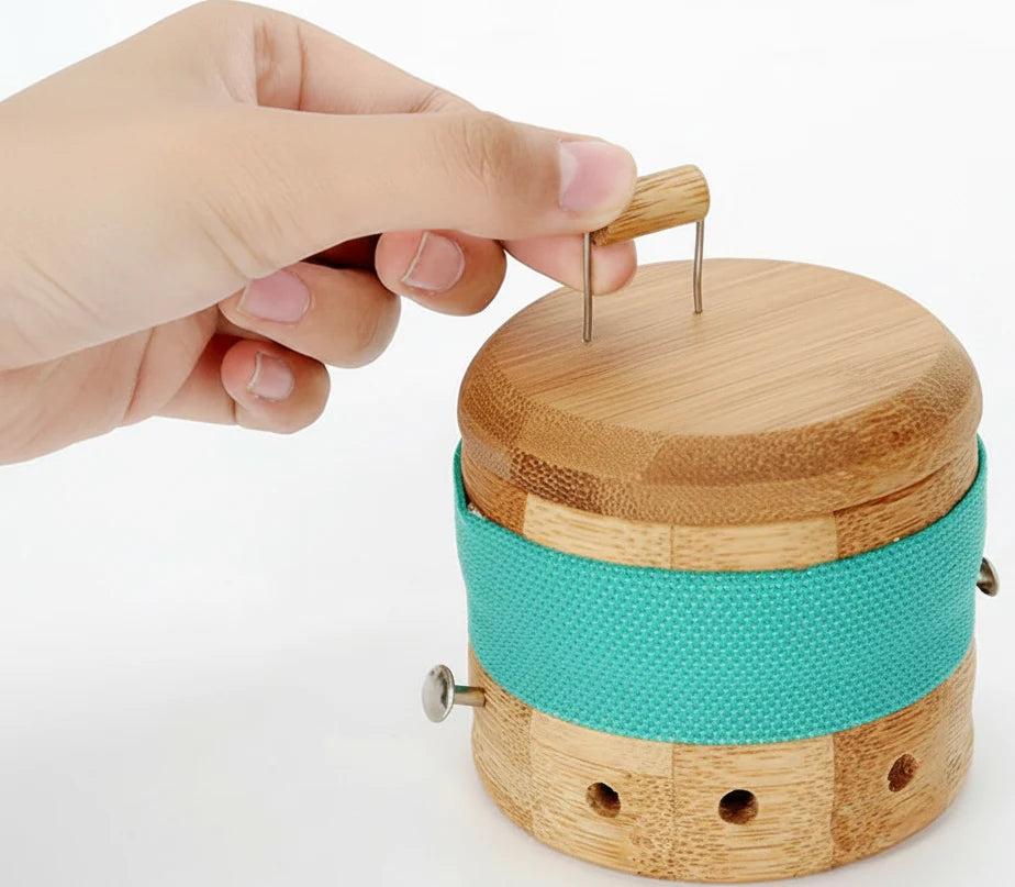 High-Class Wooden Moxibustion Box – Adjustable Temperature Acupoint Heating Device for Mugwort Moxa Therapy, Meridian Massage and Home Wellness