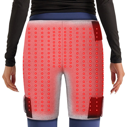 Red Light Heated Hip Support – Electric Vibration Massager for Thigh, Buttock and Muscle Relaxation with Comfortable Warmth for Home Recovery