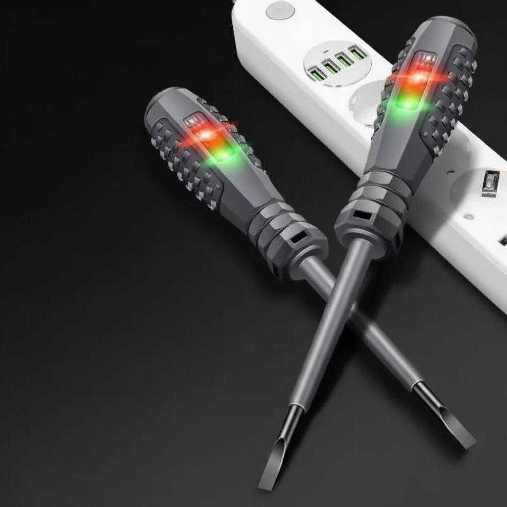 Non Contact Voltage Tester Screwdriver-Electrician Test Pen with AC Detection Safety Indicators and Professional Accuracy