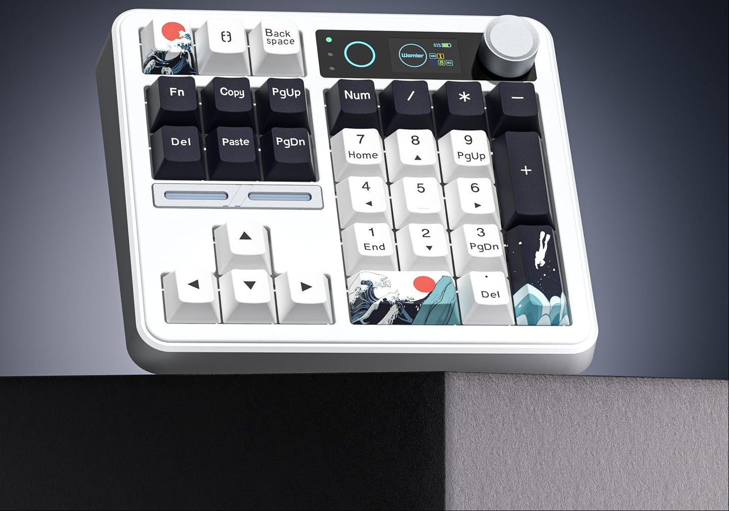 Wireless Mechanical Numpad Keyboard – Compact Gasket-Mount Numeric Keypad with Responsive Mechanical Switches for Gaming, Office and Productivity