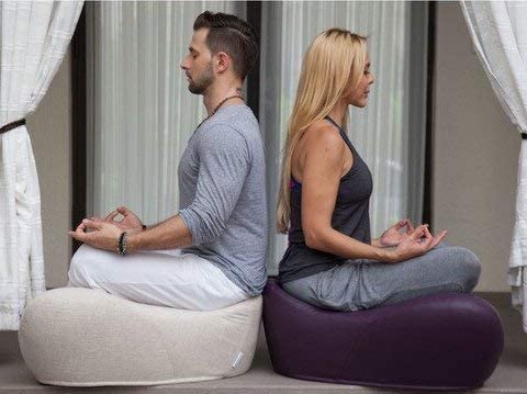 Memory Foam Meditation Cushion – Ergonomic Yoga Sitting Pillow for Floor Seating, Mindfulness Practice and Home Comfort