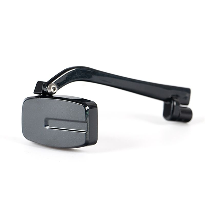 Bike Rearview Mirror for Glasses or Helmet – Mini Clip-On Cycling Mirror (Eyewear Not Included)