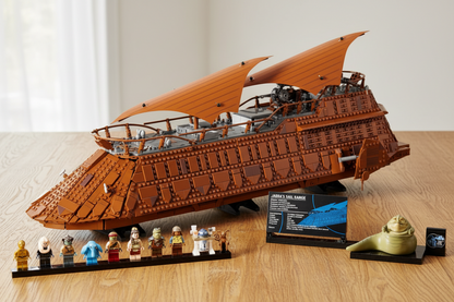 Jabba Sail Barge Building Block Set - Classic Sailboat Construction Model for Collectors and Display Enthusiasts