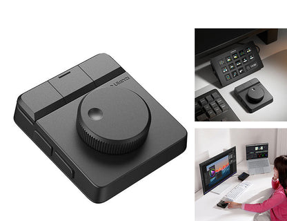 Creative Video Editing Controller – RGB Keypad Dial Console for Fast Photo Editing, Video Production and Intelligent Studio Workflow