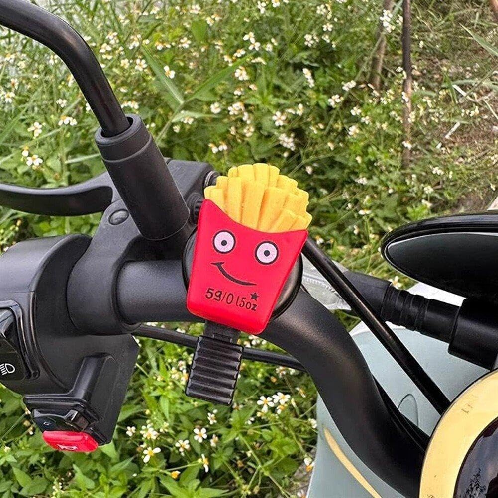 Cartoon Bicycle Bell – Loud Kids Bike Bell with Fun Hamburger Design for Scooters and Children's Bicycles
