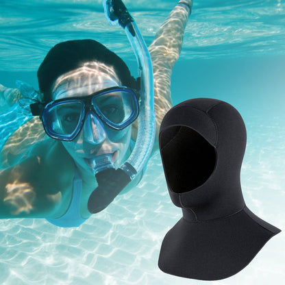 Neoprene Diving Hood – 3mm/5mm Stretchy Thermal Wetsuit Cap for Men and Women, Cold Water Scuba Diving, Swimming, Snorkeling and Surfing