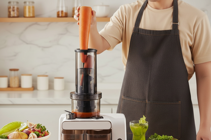 Slow Masticating Juicer – Low Speed Fruit and Vegetable Juice Extractor for Maximum Nutrition and Fresh Healthy Drinks