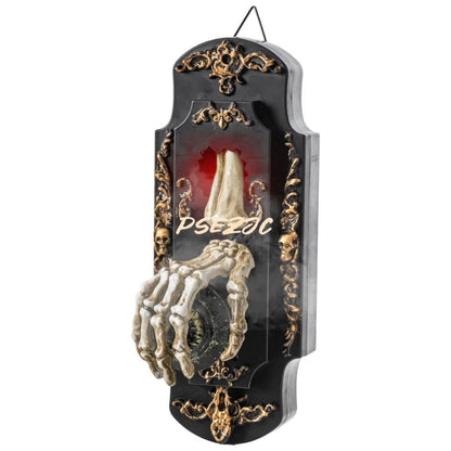 Halloween Motion Sensor Doorbell Spray Prop – Funny Ghost House Decoration with Sound, Light and Touch Induction Effects for Spooky Parties