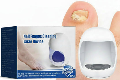 Laser Nail Fungus Treatment Device – Rechargeable Infrared Blue Light Therapy Tool for Toenail Care and Healthy Nail Recovery