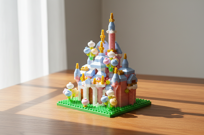 Fairy Tale Castle Building Blocks – Mini Brick Construction Set for Creative Play and Decorative Display